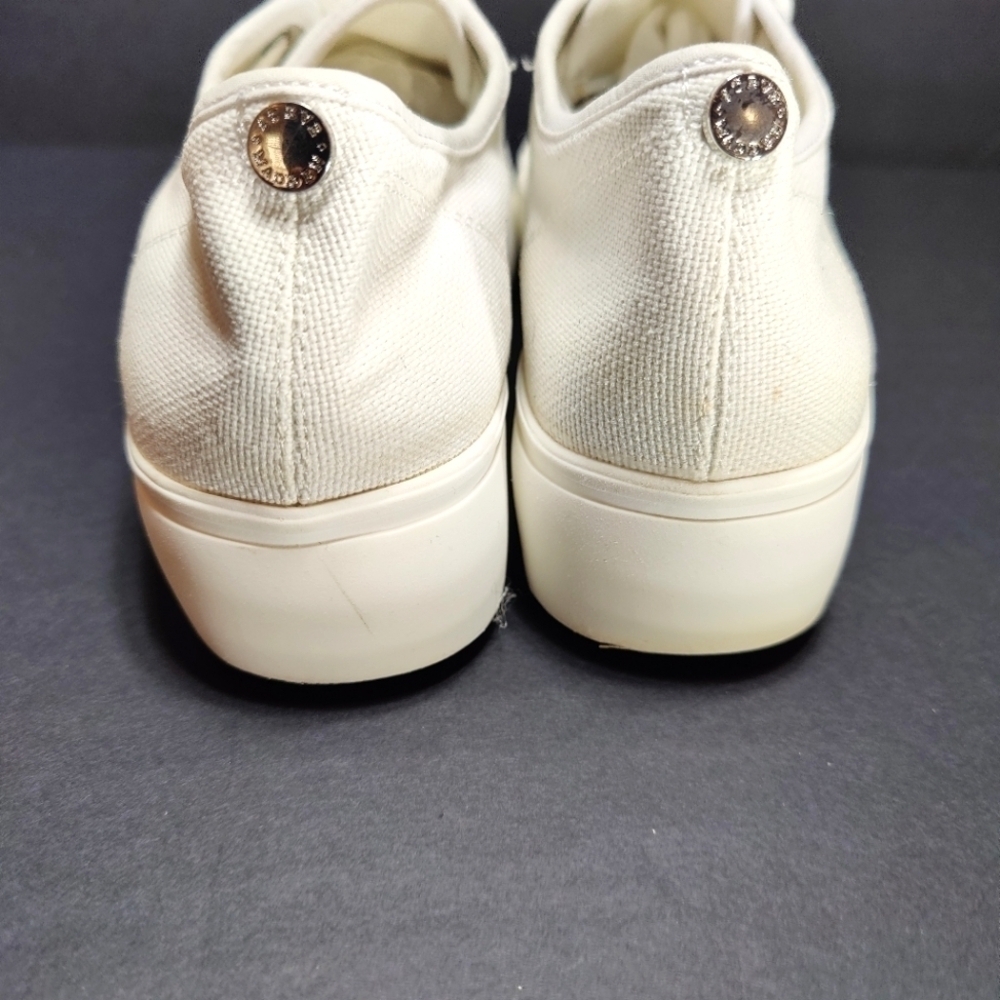 Steve Madden Elore Off White Light Tan Lace Up Platform Sneaker Women's Shoe 9M - Picture 9 of 11
